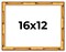 16x12 Bamboo Picture Frame with UV-Resistant Acrylic & Acid Free Backing, Available in 4 Finishes - Brown, Black, Gold, and Natural